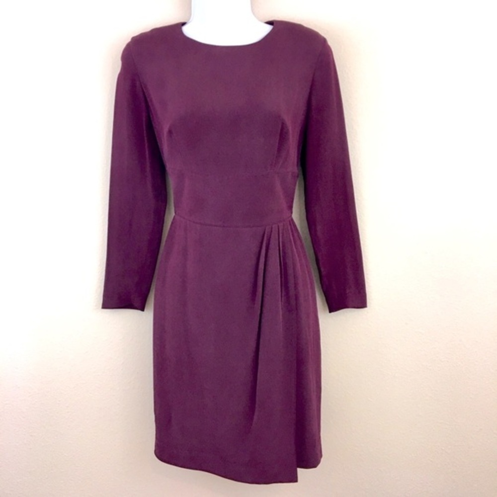 Jones New York Silk Faux Wrap Dress
